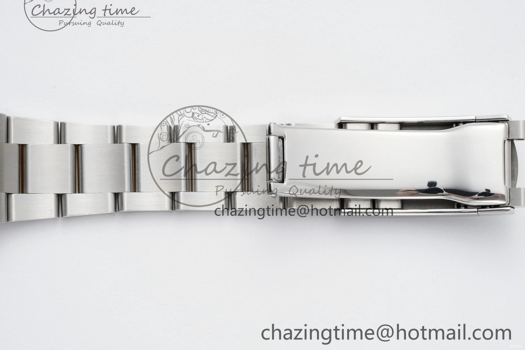 MiroTime 0423 Modern DateJust 41 SS Polished Bezel KING 1:1 Best Edition 904L Steel Blue Roman Dial on Oyster Bracelet VR 2212